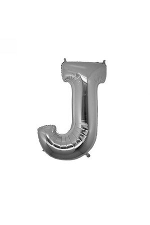 J Harfi Gümüş Folyo Balon 40 cm