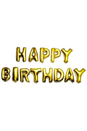Happy Birthday Folyo Balon Gold 40 cm