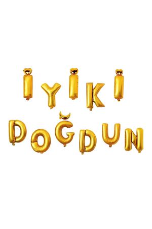 İyi ki Doğdun Folyo Balon Gold 40 cm