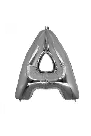 A Harfi Gümüş Folyo Balon 100 cm