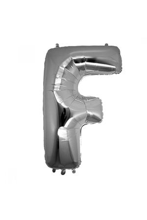F Harfi Gümüş Folyo Balon 100 cm