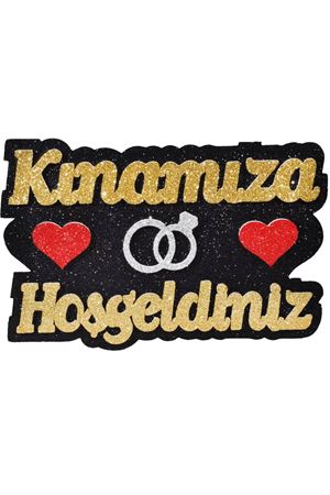 Kınamıza Hoş Geldiniz Strafor Gold