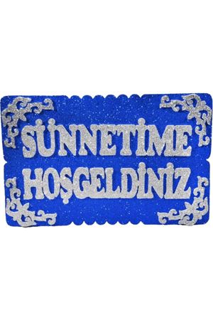 Sünnetime Hoş Geldiniz Strafor Mavi