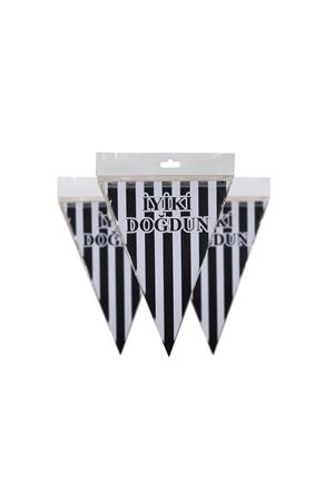 İyi ki Doğdun Taraftar Flama Bayrak Siyah Beyaz