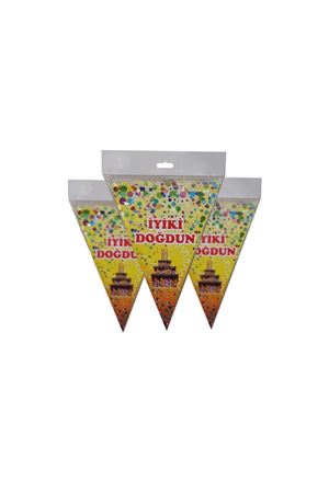 PartiPan Flama İyi ki Doğdun Pasta Temalı 10'lu