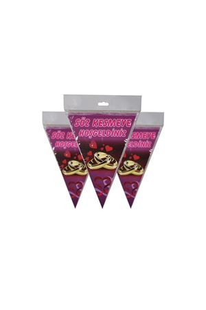 Söz Kesmeye Hoşgeldiniz Flama 10 Adet