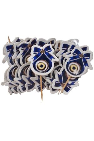 PartiPan Nazar Boncuğu Kurdeleli Kürdan 20'li