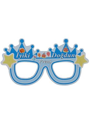 İyi ki Doğdun Prens Maske Mavi 6 Adet