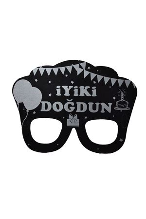PartiPan İyi ki Doğdun Konuşma Gözlüğü Siyah 10'lu