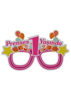 Prenses 1 Yaşında Maske Pembe 6 Adet