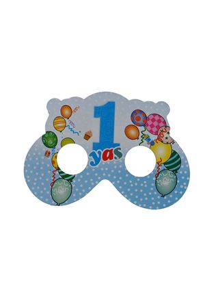 1 Yaş Mavi Maske 6 Adet