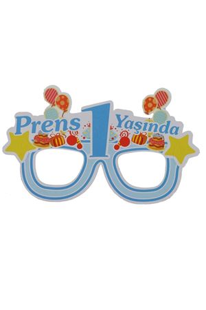 Prens 1 Yaşında Maske Mavi 6 Adet