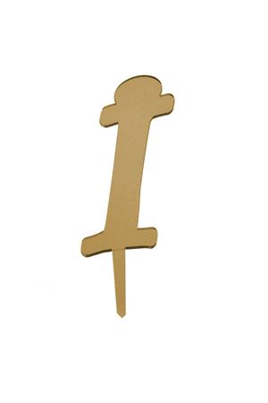 İ Harf Aynalı Pleksi Gold 8 cm
