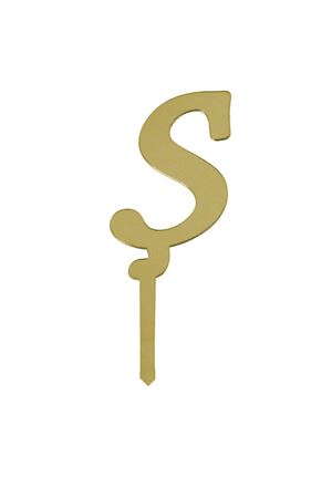 Ş Harf Aynalı Pleksi Gold 8 cm