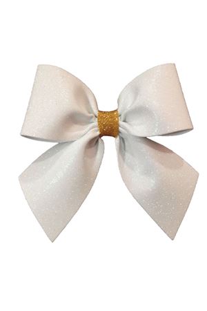 PartiPan Fiyonk Simli Eva Süs Beyaz 25 cm