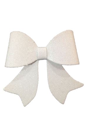 PartiPan Fiyonk Simli Eva Süs Beyaz 12 cm