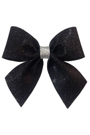 PartiPan Fiyonk Simli Eva Süs Siyah 25 cm