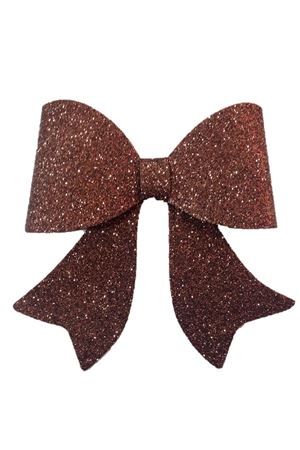 PartiPan Fiyonk Simli Eva Süs Kahve Rengi 12 cm