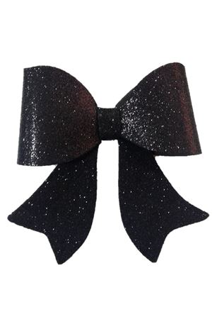 PartiPan Fiyonk Simli Eva Süs Siyah 12 cm