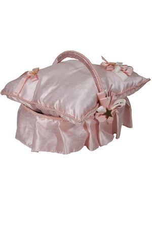 Saten Takı Yastığı ve Sepeti Pudra