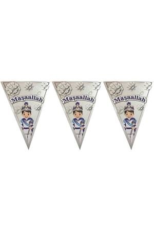 MaşaAllah Sünnet Flama Gümüş 10 Adet