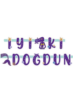 Pırıltılı Deniz Kızı İyi ki Doğdun Set