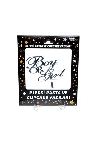 Boy & Girl Pleksi Gümüş