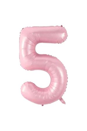 5 Rakam Folyo Balon Pembe 76 cm