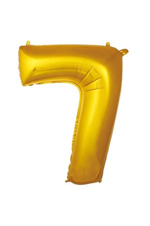 7 Rakam Folyo Balon Altın 76 cm