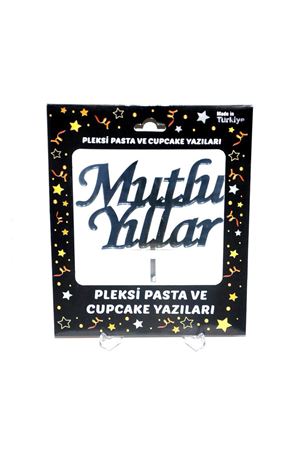 Mutlu Yıllar Pleksi  Gümüş