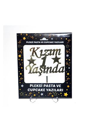 Kızım 1 Yaşında Pleksi Gold