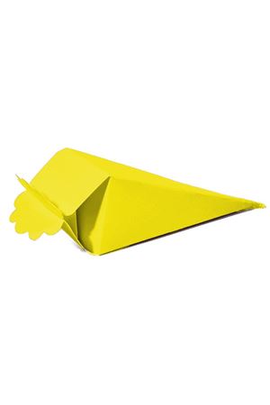 Külah Lokum Kutusu Sarı 50 Adet