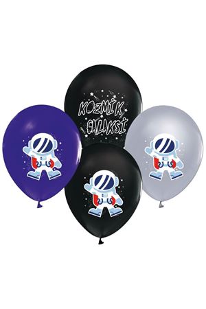 Kozmik Galaksi Uzay Balon 10 Adet