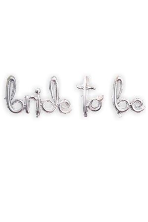 Bride To Be El Yazılı Folyo Balon Gümüş 40 cm