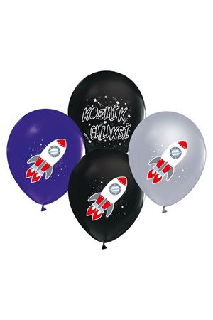 Kozmik Galaksi Uzay Balon 10 Adet
