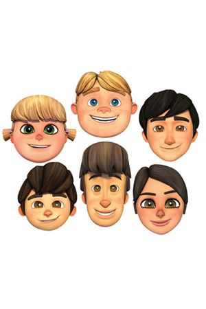 Rafadan Tayfa Maske 6 Adet