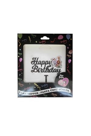 Happy Birthday Safari Pleksi Gümüş