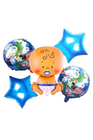 Bebek Folyo Balon Set Mavi