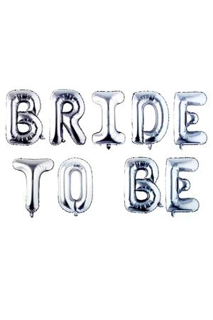 Bride To Be Folyo Balon Set Gümüş 40 cm