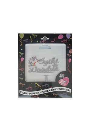 İyiki Doğdun Unicorn Pleksi Gümüş