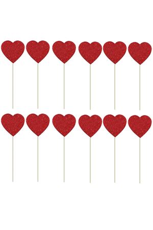 Eva Kalp Çubuk Pasta Süsü Kırmızı