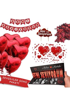 Sevgililer Günü Süsleme Paketi