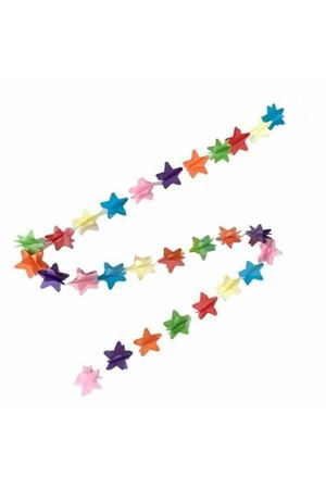 İpe Dizili Yıldız Kağıt Süs