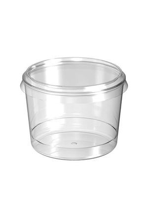 Plastik Silindir Kapaklı Kase Seti