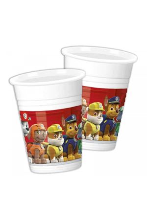 Paw Patrol  Plastik Bardak Set 8 Adet