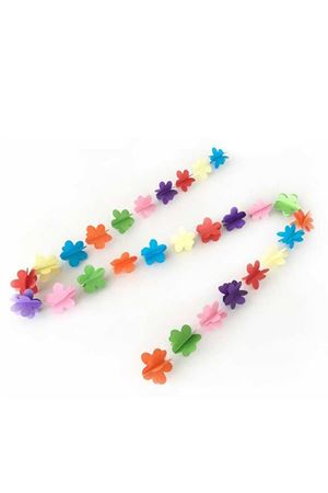 İpe Dizili Çiçekli Kağıt Süs