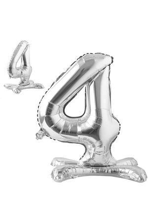 Ayaklı 4 Rakam Folyo Balon