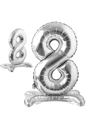 Ayaklı 8 Rakam Folyo Balon