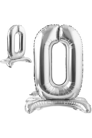 Ayaklı 0 Rakam Folyo Balon