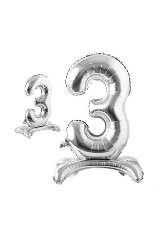 Ayaklı 3 Rakam Folyo Balon